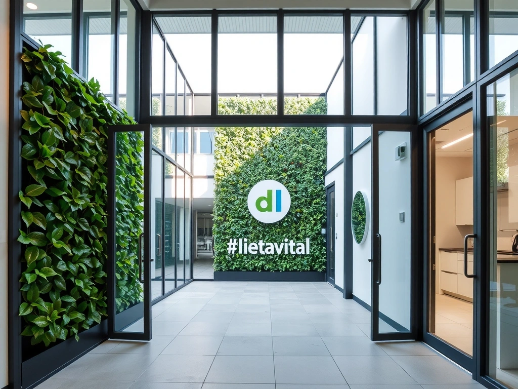 Wejście do gabinetu Dietavital na Ursynowie